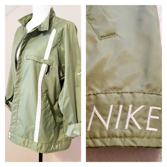 Nike Other - NIKE | RETRO STYLED WINDBREAKER SHELL Jacket Avocado Green